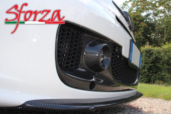 Abarth 500 carbon front splitter series 3 2008