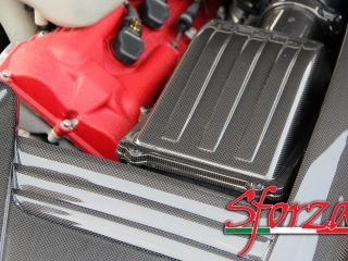 Ferrari 599 cover filtro aria motore carbonio
