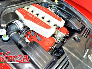 Ferrari 599 rossa motore tutto carbonio