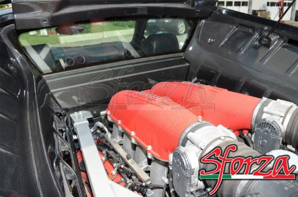 Ferrari F430 Coupè - Scuderia paratia parafiamma carbonio vano motore