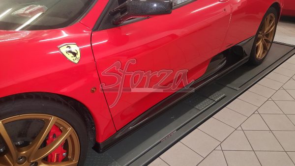 Ferrari F430 minigonne sottoporta carbonio