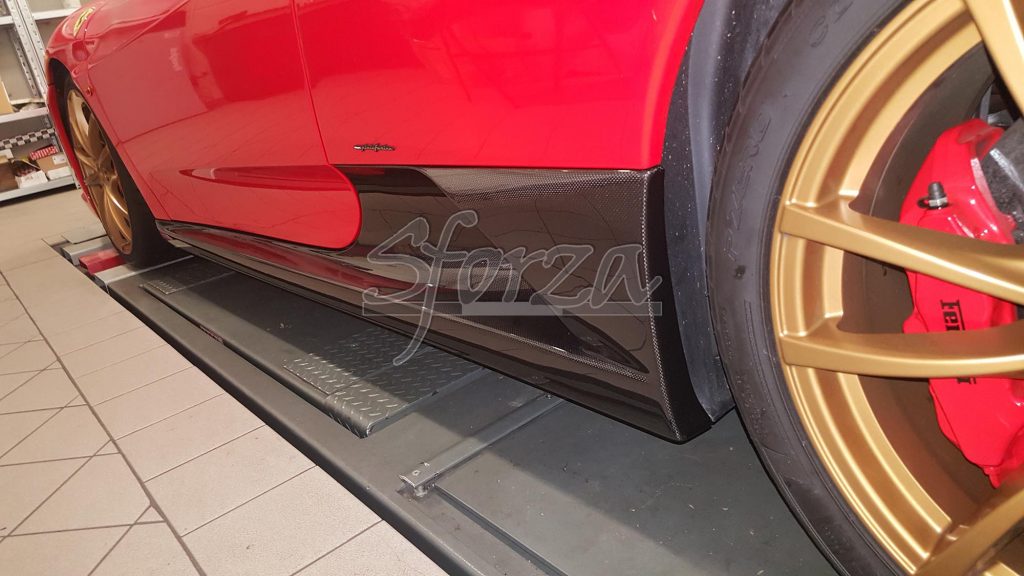 Ferrari F430 Scuderia carbon fiber sideskirts