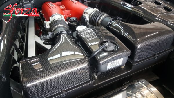 Ferrari F430 carbon airbox top covers Scuderia style