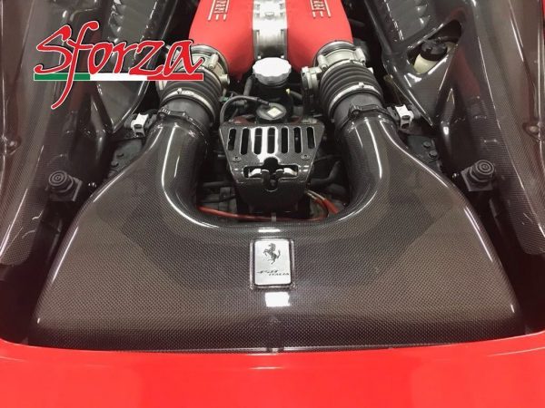 Ferrari 458 Spider Carbon fiber airbox engine bay