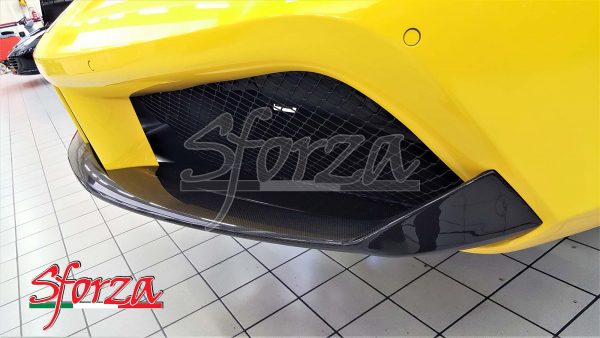 Ferrari 488 GTB Spider spoiler anteriore carbonio lucido