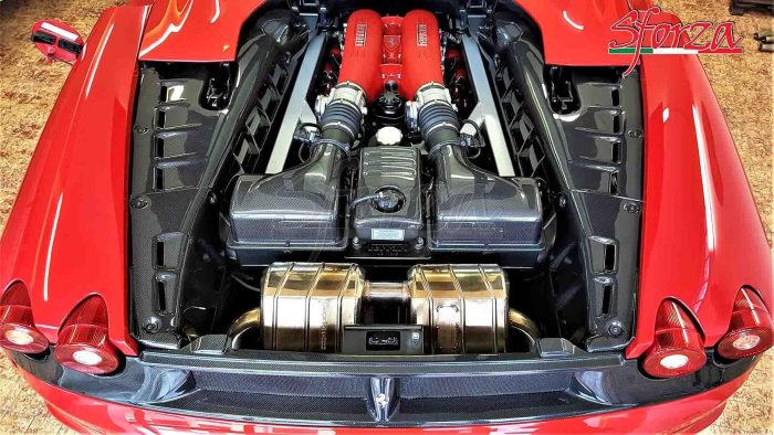 Ferrari F430 Spider Paratie Motore Carbonio