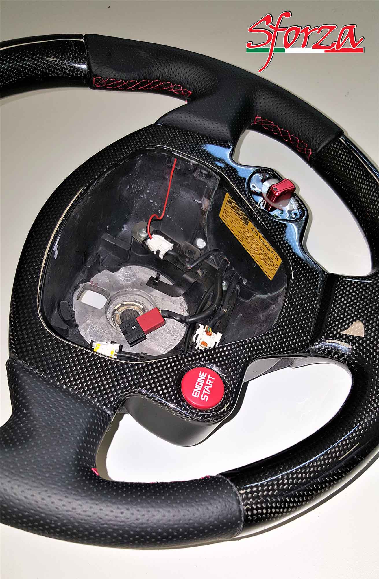 Ferrari F430 Carbon Steering Wheel Inserts - Sforza