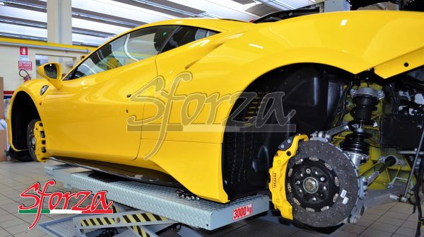Ferrari 488 Pista rocker panels GTB Spider yellow modena
