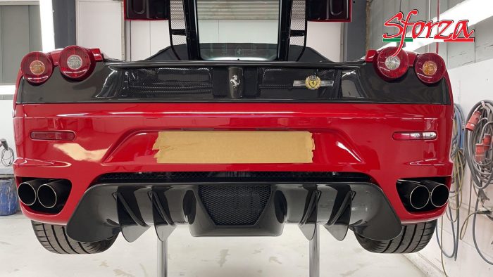 Ferrari F430 diffusore posteriore carbonio