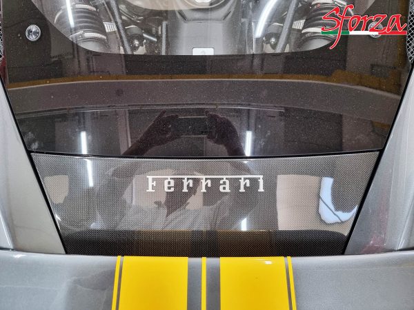 Ferrari F8 Tributo Condotto aerodinamico posteriore Carbonio