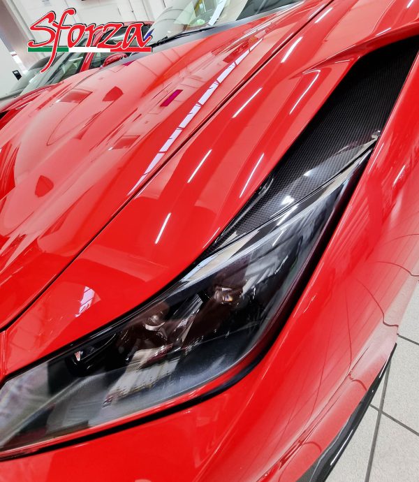 Ferrari F8 front fenders carbon air intakes buckets