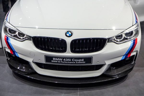 BMW F33 serie 4 spoiler anteriore carbonio M performance