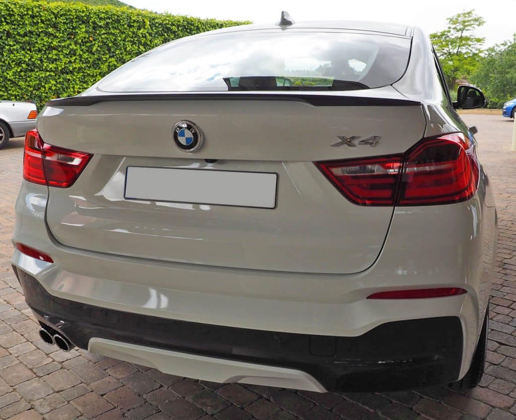 BMW F26 X4 carbon rear spoiler M Performance