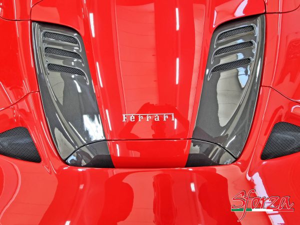 Ferrari F8 Spider carbon grill vents rear engine lid hood